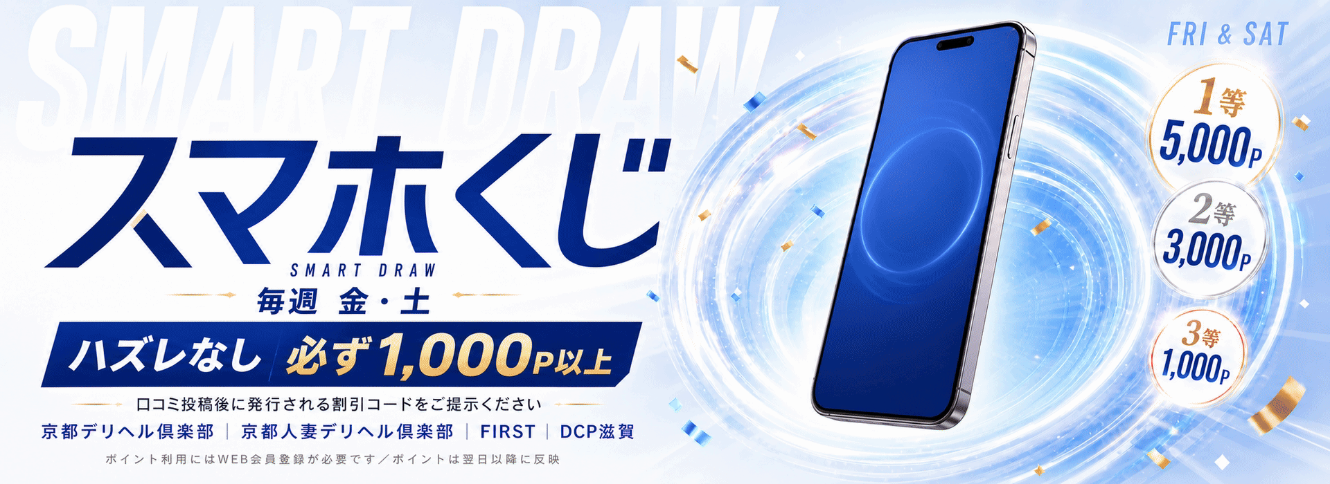 【毎週 金・土】スマホくじ